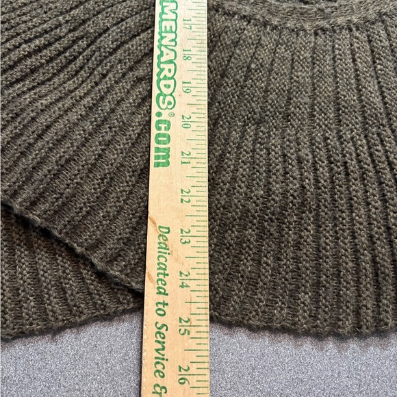 Berretti Cowl Neck Mohair Wool Blend Sweater Brown Women's small Made in Italy - Picture 9 of 10